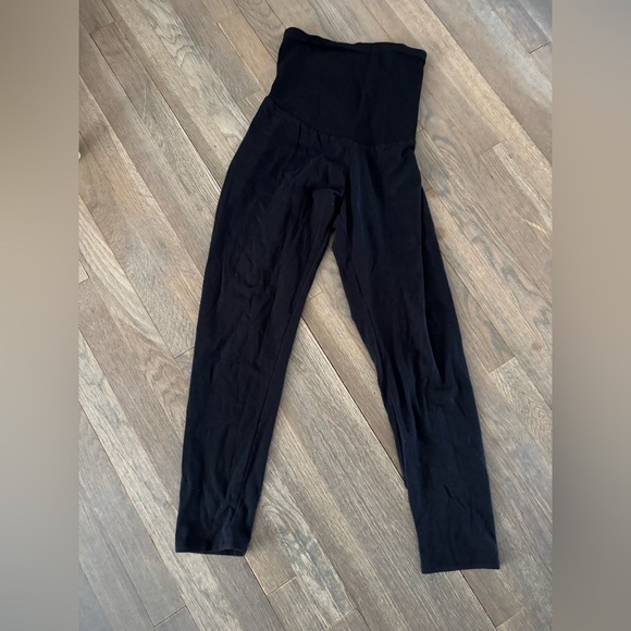 Motherhood Maternity High-Waisted Black Women's leggings‎ size Large - Picture 2 of 6